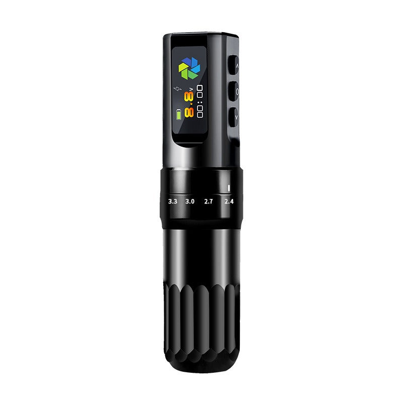 Tattoo Pen with Color Display and Fluted Grip Main image