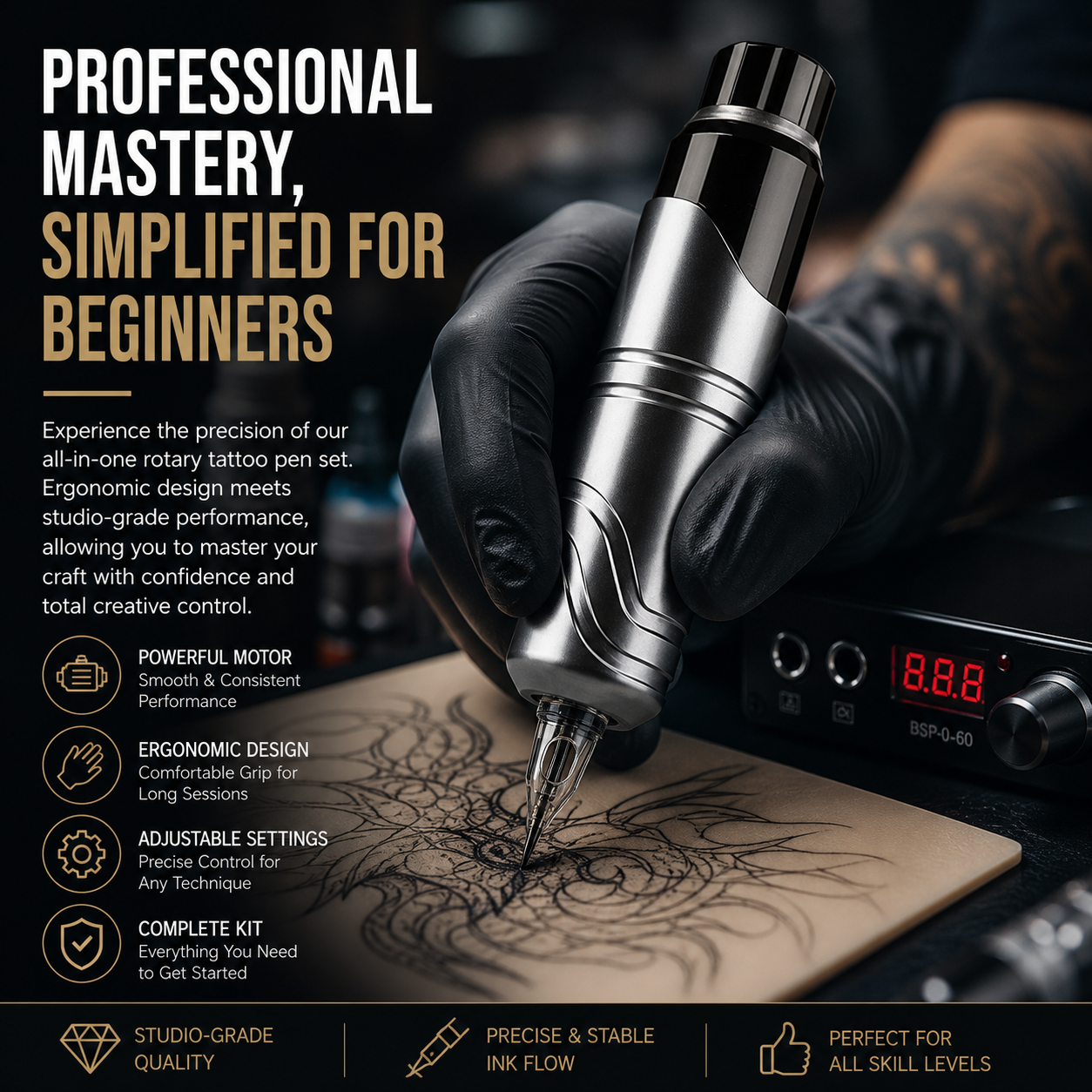 Tattoo Machine Kit / Tattoo Kit Secondary image