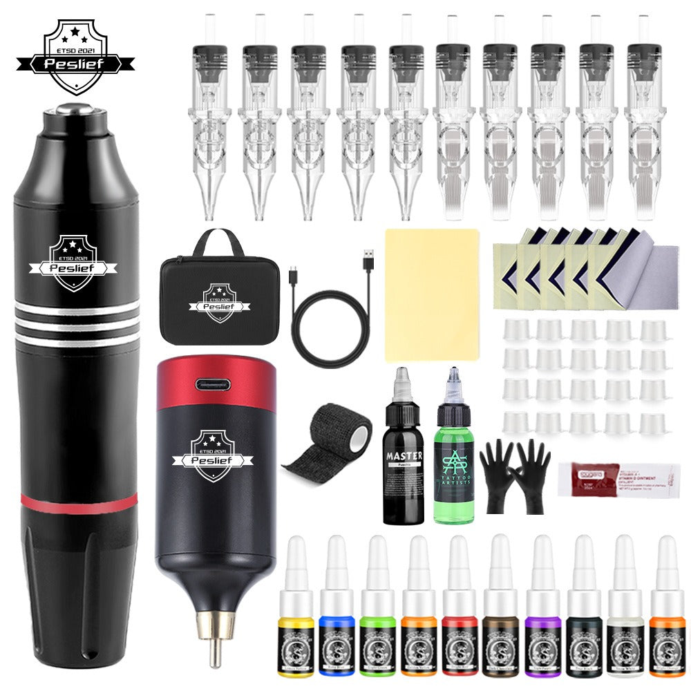 Tattoo Pen Kit in Red or Black Secondary image