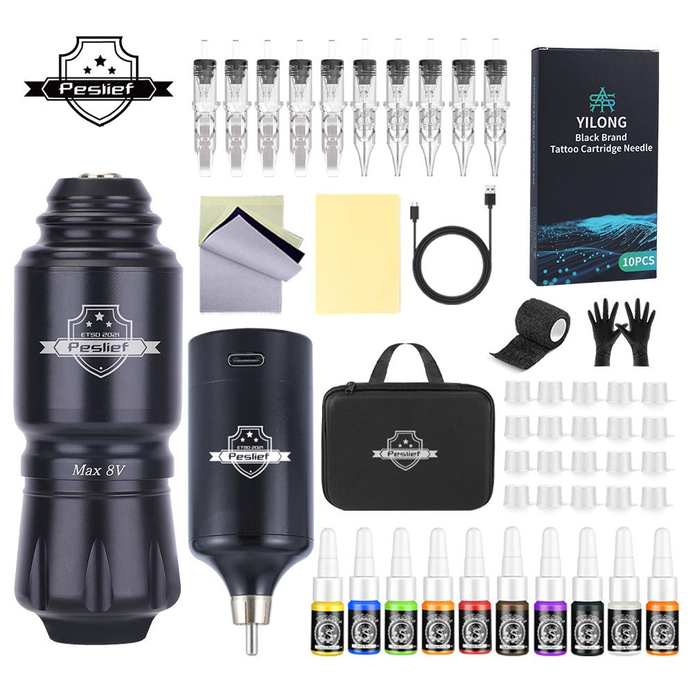 Tattoo Pen Kit in Red or Black