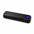 Black Bluetooth tattoo stencil printer on a white background