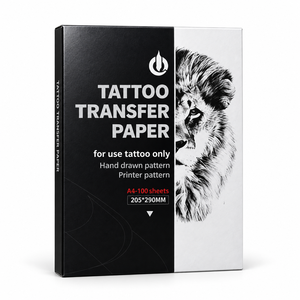 Tattoo transfer paper package on a white background Main image