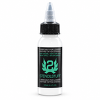Tattoo stencil transfer gel bottle with precision cap on a white background