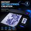 Bluetooth Tattoo Stencil Printer with Color Screen (A4 Thermal) – Compatible with Smartphones and PCs