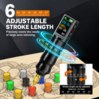 Wireless Tattoo Pen with Large Digital Display