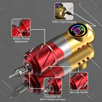 Tattoo Pen with Round Digital Display