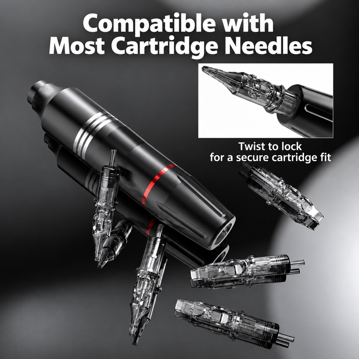 Tattoo Pen Kit in Red or Black