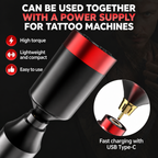 Tattoo Pen Kit in Red or Black