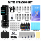 Black Tattoo Pen Kit with Digital Display